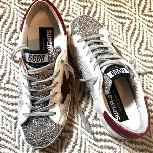 Golden Goose Superstars Glitter with Mesh